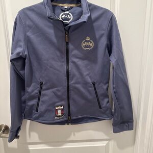 Equine Couture Women's Zip-Up Jacket Size S Dark Lavender